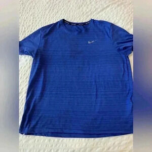 Nike Dri Fit running womens periwinkle size large tee